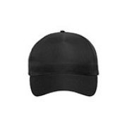Бейсболка RECY FIVE, 5 клиньев, застежка-липучка Черный