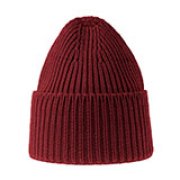 Шапка OAK рельефная из пряжи Polylana® Бордовый