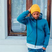 Шапка OAK рельефная из пряжи Polylana® Жёлтый