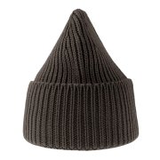 Шапка OAK рельефная из пряжи Polylana® Темно-серый