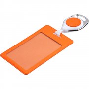 Чехол для пропуска с ретрактором Dorset, оранжевый арт. 73873.20