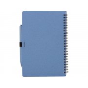 Блокнот А5 «Toledo M» с обложкой из пшеницы и пластика и шариковой ручкой