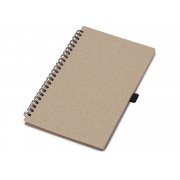 Блокнот А5 «Toledo M» с обложкой из пшеницы и пластика и шариковой ручкой