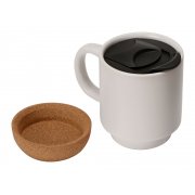 Кружка с пробковым дном и крышкой «Denpasar»