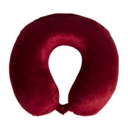 Подушка дорожная "SOFT"; memory foam, микрофибра, красный Красный