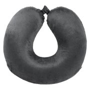 Подушка дорожная "SOFT"; memory foam, микрофибра,серый Серый