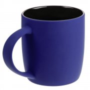 Кружка Surprise Touch Black c покрытием софт-тач, синяя арт. 13356.40 Кружка Surprise Touch Black c покрытием софт-тач, синяя арт. 13356.40