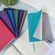 Бизнес-блокнот BIGGY, формат B5,  в клетку Темно-синий арт. 21218/26/30