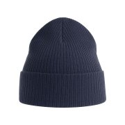 Шапка с отворотом NELSON из органического хлопка Темно-синий