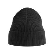Шапка с отворотом NELSON из органического хлопка Черный