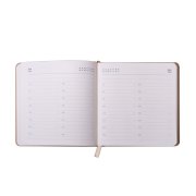 Ежедневник недатированный Scotty, А5-, светло-коричневый, кремовый блок, без обреза Коричневый