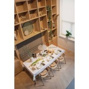 Керамическая салатница Ukiyo с бамбуковыми приборами