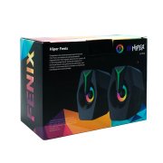 Колонки игровые HIPER FENIX, черный черный