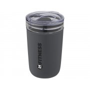 Стеклянная кружка «Bello» с внешней стенкой из переработанного пластика