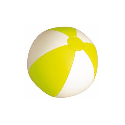 SUNNY Мяч пляжный надувной; бело-желтый, 28 см, ПВХ Жёлтый