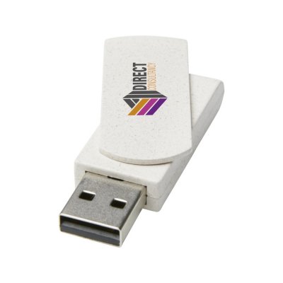 USB 2.0-флешка на 8ГБ «Rotate» из пшеничной соломы