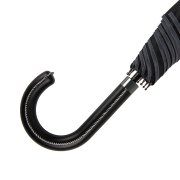 Зонт-трость OXFORD с ручкой из искусственной кожи ,чёрный, полуавтомат, 100% полиэстер Черный арт. 7436/35 Зонт-трость OXFORD с ручкой из искусственной кожи ,чёрный, полуавтомат, 100% полиэстер Черный арт. 7436/35