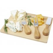 Бамбуковая доска для сыра «Ement» с приборами