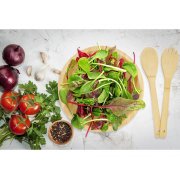 Бамбуковая салатница и приборы «Argulls»