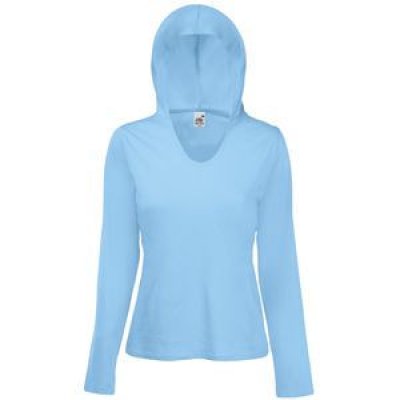 Футболка женская LADY FIT LIGHTWEIGHT HOODED T 135 Голубой