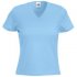 Футболка женская LADY FIT V-NECK T 210 Голубой