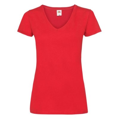 Футболка женская LADY FIT V-NECK T 210 Красный