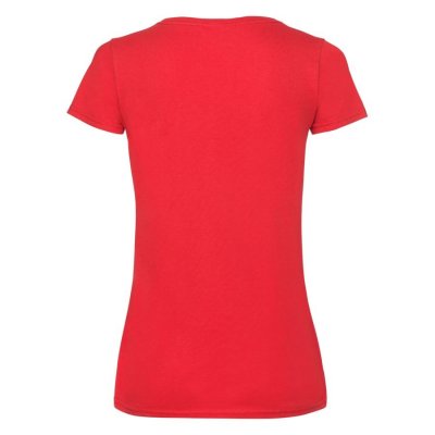 Футболка женская LADY FIT V-NECK T 210 Красный