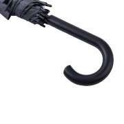 Зонт-трость ANTI WIND, пластиковая ручка, полуавтомат темно-серый арт. 7429/30