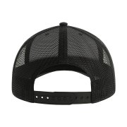 Бейсболка BRYCE, 6 клиньев, пластиковая застежка, переработанный полиэстер Черный