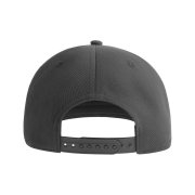 Бейсболка JAMES,6 клиньев,плоский козырек,ПВС застежка Темно-серый