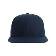 Бейсболка JAMES,6 клиньев,плоский козырек,ПВС застежка Темно-синий