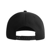 Бейсболка JAMES,6 клиньев,плоский козырек,ПВС застежка Черный