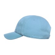 Бейсболка детская KID FRASER, органический хлопок, 6 клиньев, застежка липучка голубой