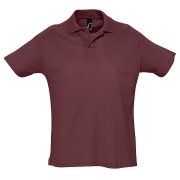 Рубашка поло мужская SUMMER II, бордовый, XL, 100% хлопок, 170 г/м2 Бордовый