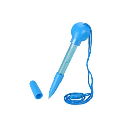 Ручка шариковая с емкостью для мыльных пузырей