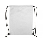 Рюкзак-мешок Reviver из нетканого переработанного материала RPET