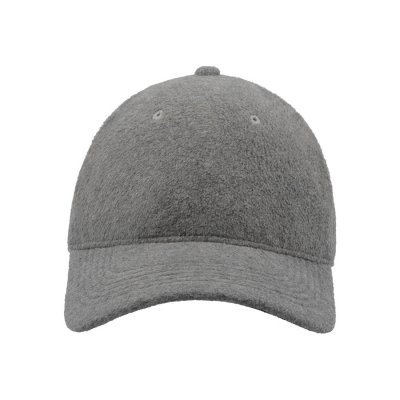 Бейсболка UNI-CAP POLARFLEECE, без панелей и швов, без застежки Серый