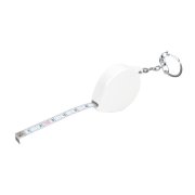 Брелок-рулетка "Капля" на карабине (1 м) Белый