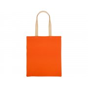 Сумка для шопинга «Twin» двухцветная из хлопка, 180 г/м2