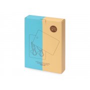 Набор для сыра в коробке из акации и мрамора «Fontina»