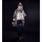 Дождевик FOOTBALL белый, черный