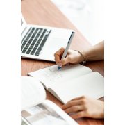 Ручка шариковая PF One, серебристая с синим арт. 14221.14 Ручка шариковая PF One, серебристая с синим арт. 14221.14