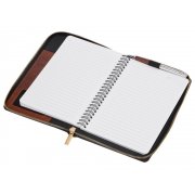 Бизнес-блокнот на молнии А5 «Fabrizio» с RFID защитой и ручкой