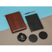 Бизнес-блокнот на молнии А5 «Fabrizio» с RFID защитой и ручкой