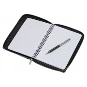 Бизнес-блокнот на молнии А5 «Fabrizio» с RFID защитой и ручкой