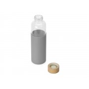 Стеклянная бутылка для воды в силиконовом чехле «Refine»