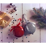 Елочное украшение ПРАЗДНИК Серебро