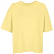 Футболка оверсайз женская Boxy Women, светло-желтая