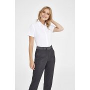 Рубашка женская с коротким рукавом ELITE, голубая