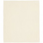 Плед Shirr, молочно-белый